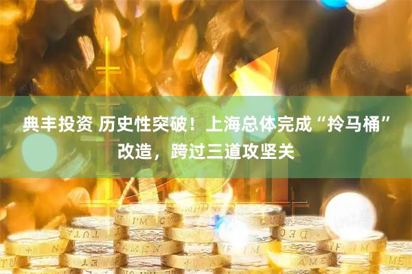 典丰投资 历史性突破！上海总体完成“拎马桶”改造，跨过三道攻坚关