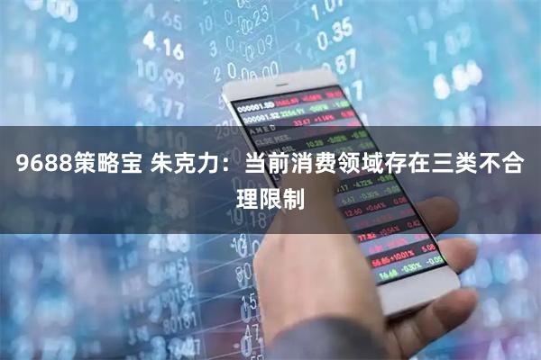 9688策略宝 朱克力：当前消费领域存在三类不合理限制