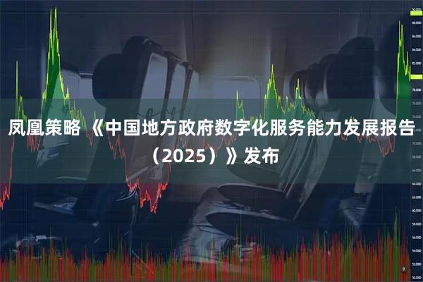 凤凰策略 《中国地方政府数字化服务能力发展报告（2025）》发布